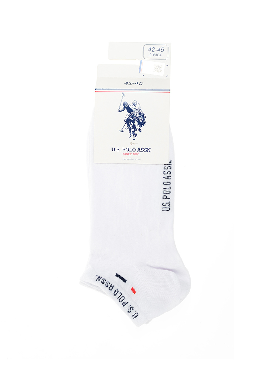 U.S. Polo Assn. Erkek Beyaz Çorap JAMES-SK22-2.BY0001