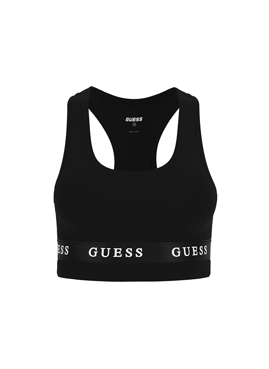 Guess Siyah Sporcu Sütyeni V2YP12KABR0-ALINE TOP ECO STRETC