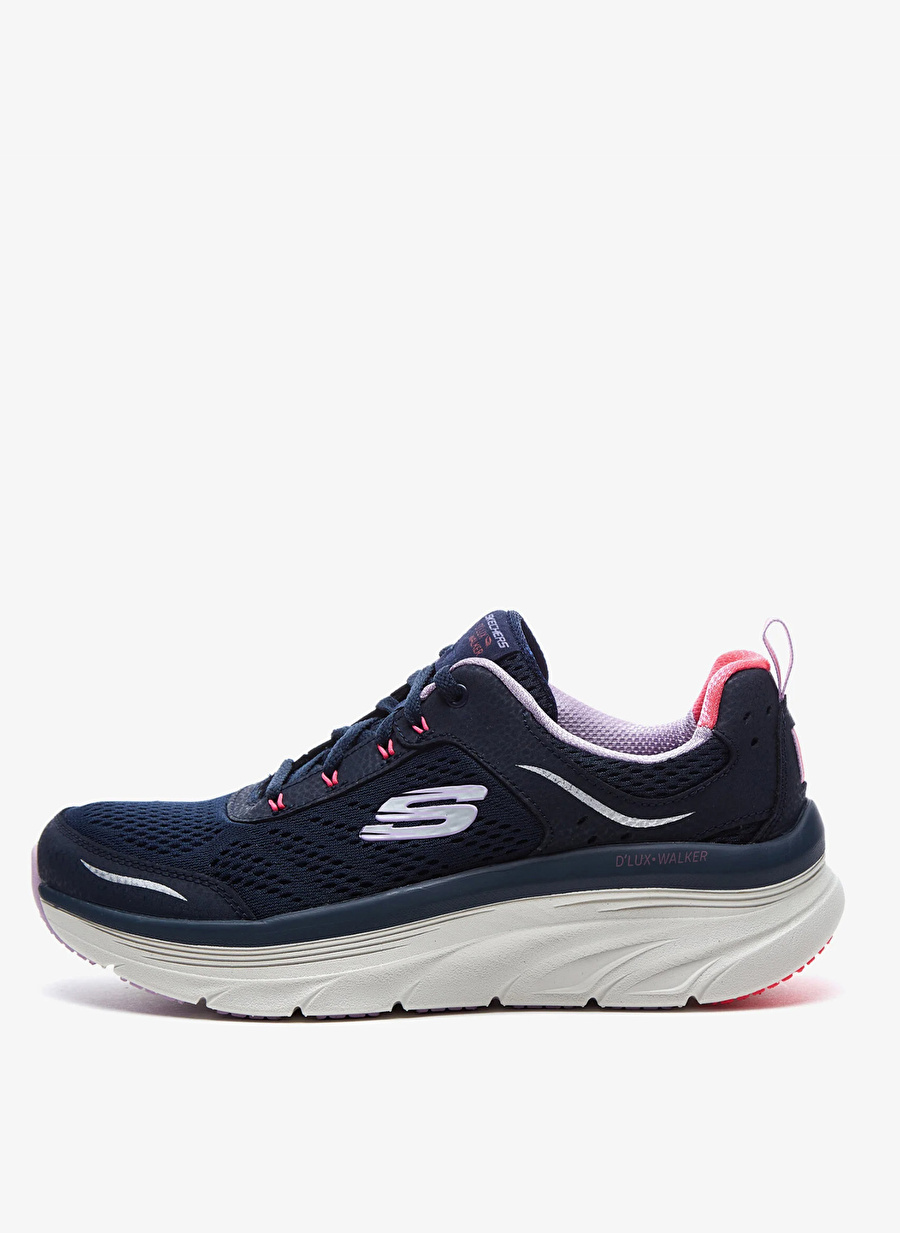 Skechers Lacivert - Pembe Kadın Lifestyle Ayakkabı 149023 NVHP D'LUX WALKER