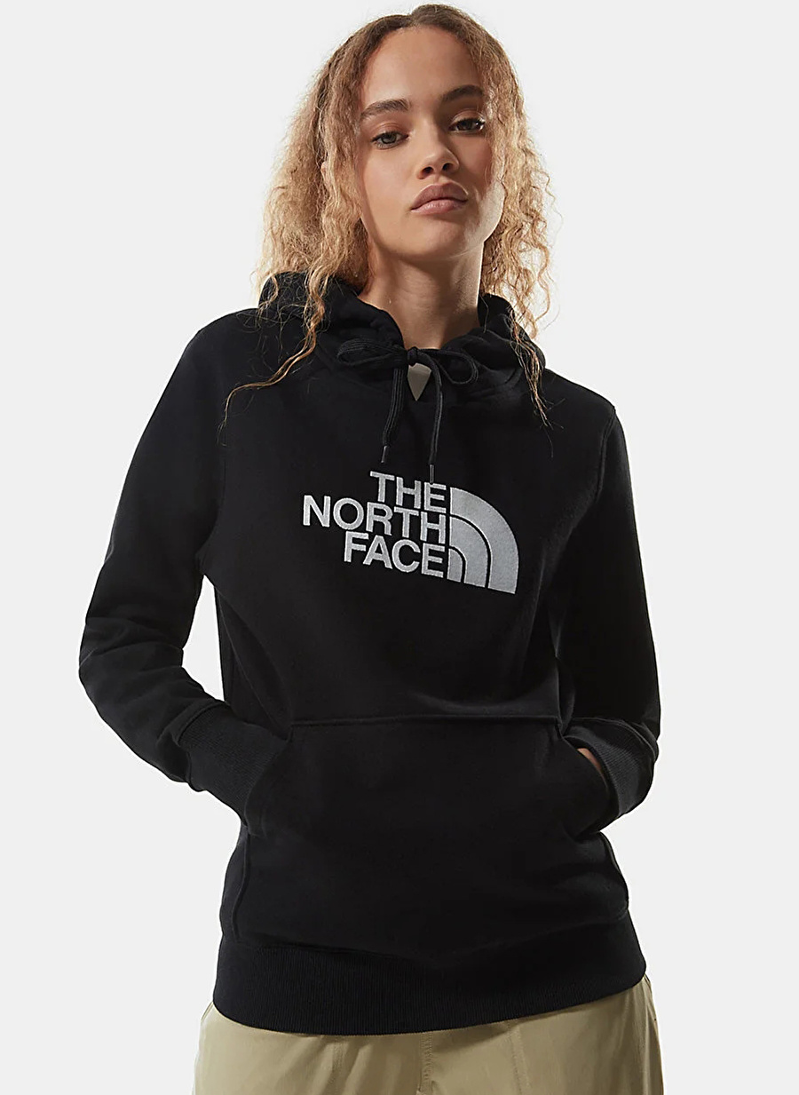 The North Face Kapüşon Yaka Siyah Kadın Sweatshırt NF0A55ECJK31_W DREW PEAK PULLOVER H