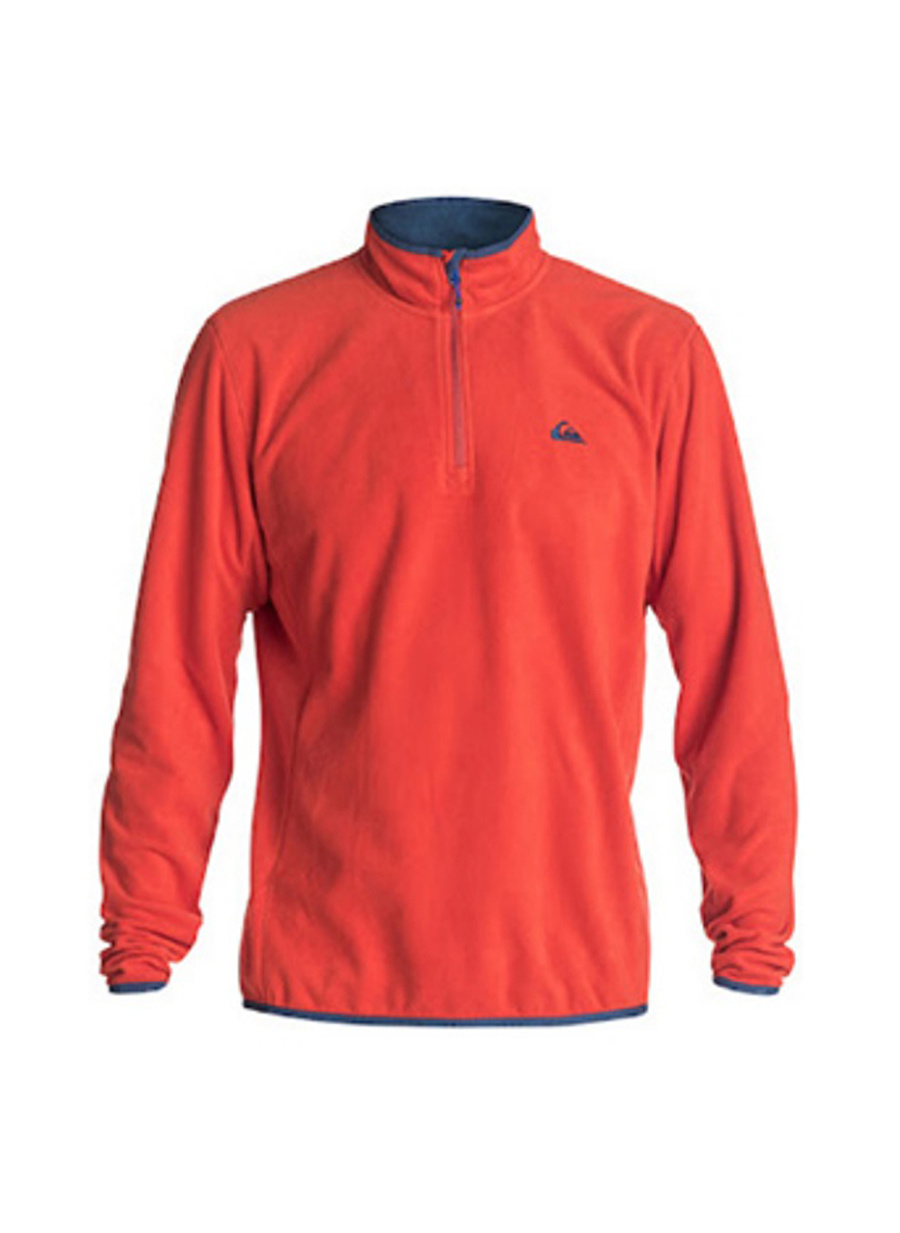 Quiksilver Kırmızı Erkek Fermuarlı Polar Sweatshırt EQYFT03163Mission HalfZip M OTLR