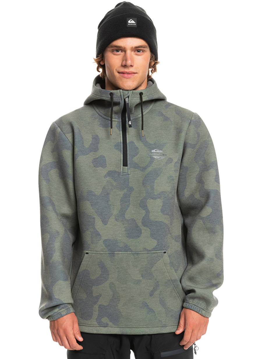 Quiksilver Çok Renkli Erkek Kapüşonlu Polar Sweatshırt EQYFT04646 SHREDDER HOODIE