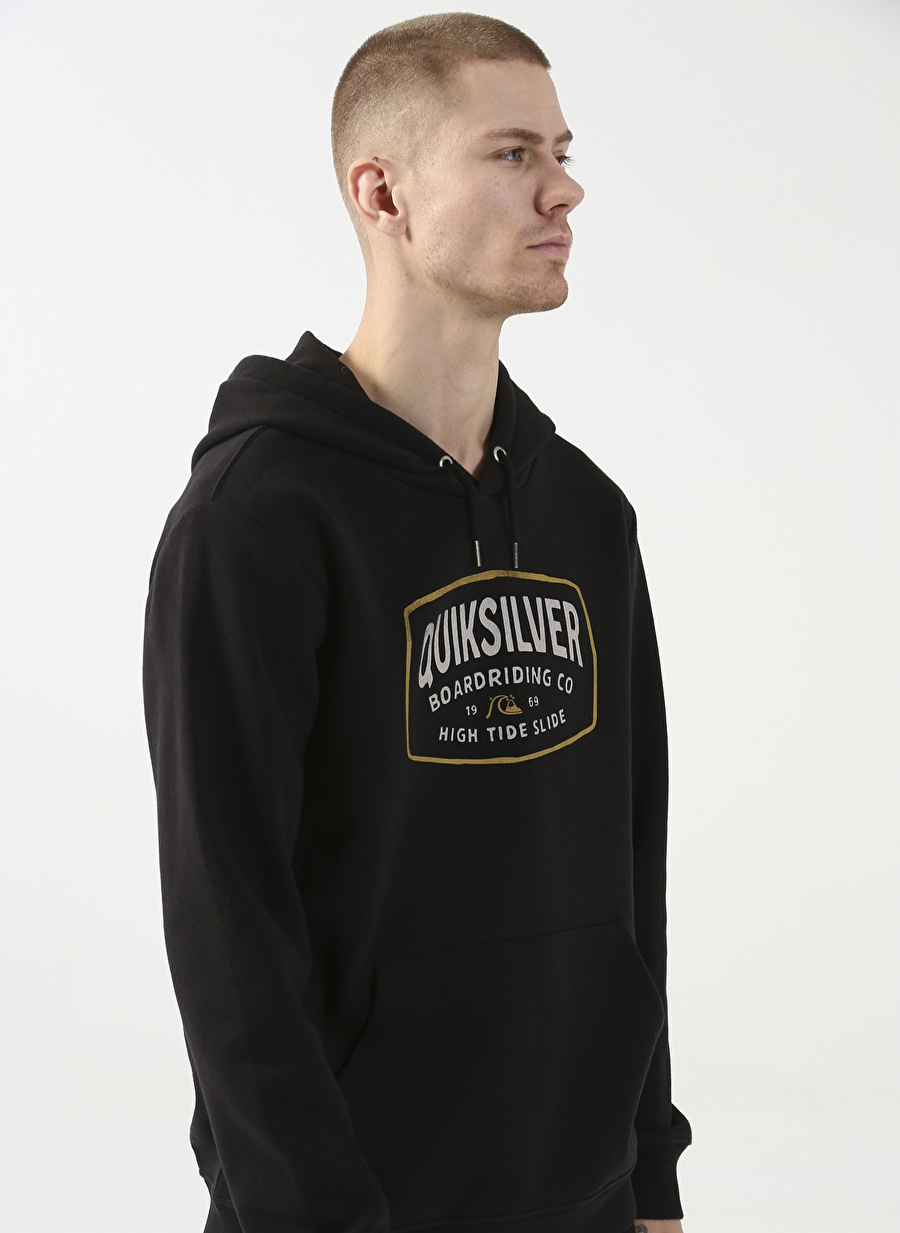 Quiksilver Siyah Erkek Kapüşonlu Sweatshirt EQYFT04456 HIGH CLOUD HOOD