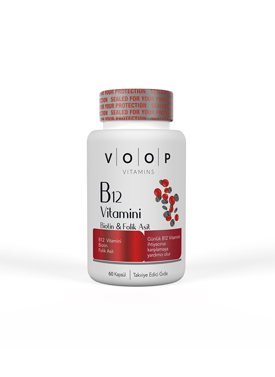 Voop B12, Biotin, Folik Asit Kapsül