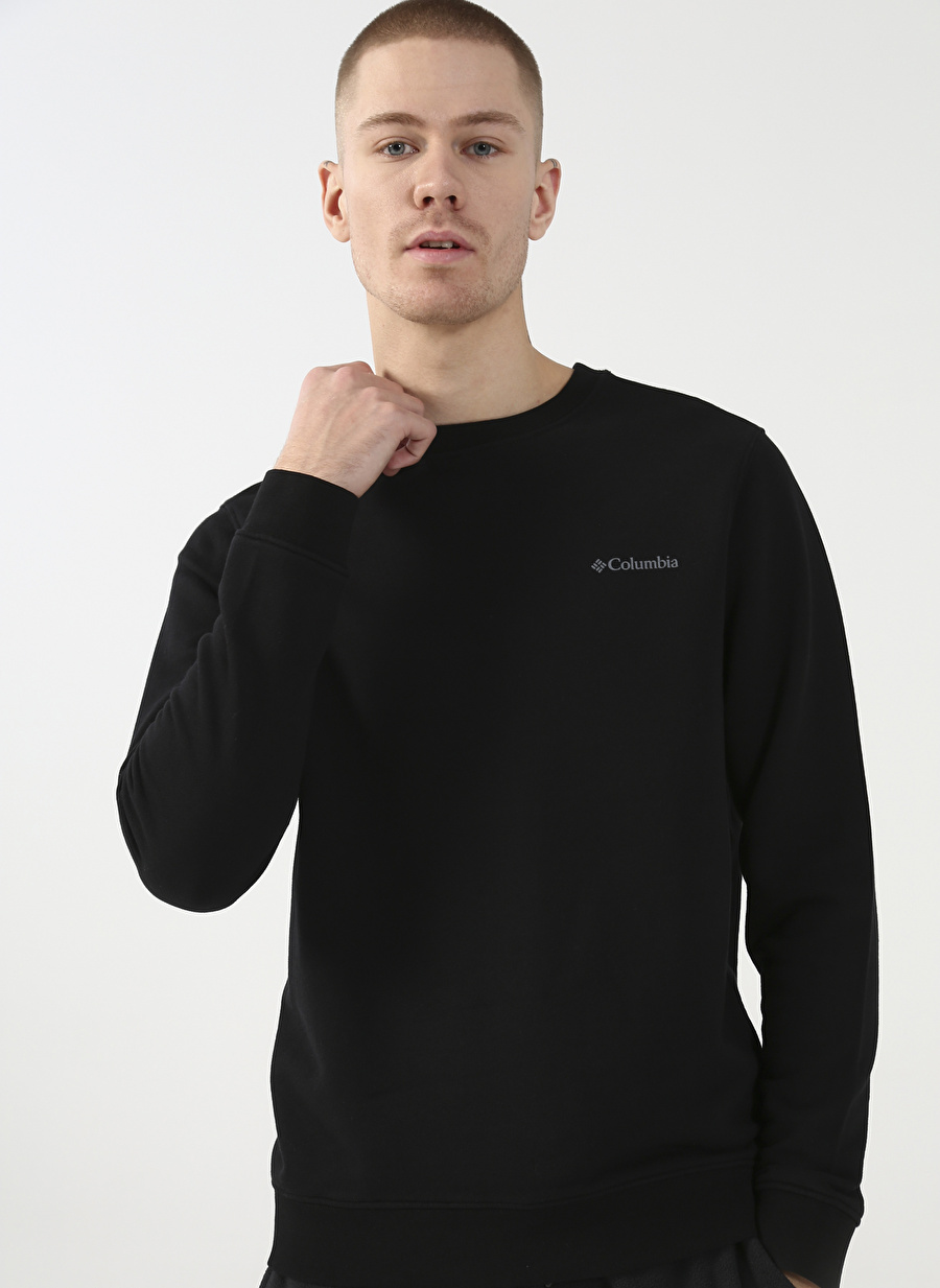 Columbia O Yaka Siyah Erkek Sweatshırt CS0204 CSC M BASIC CREW SWEATSHIRT