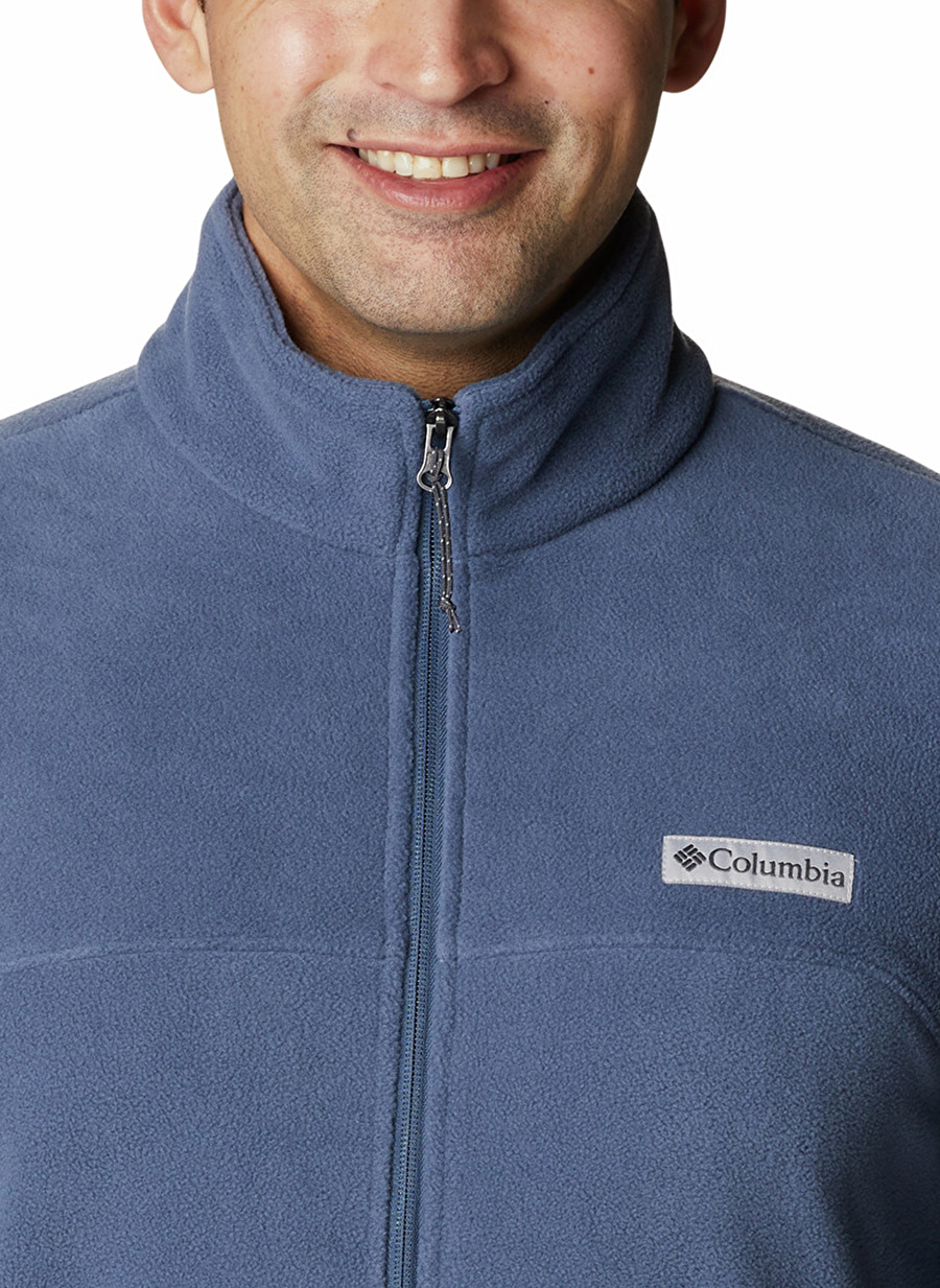 Columbia Düz Mavi Erkek Polar Sweatshırt AO0560 BASIN TRAIL III FULL ZIP_2