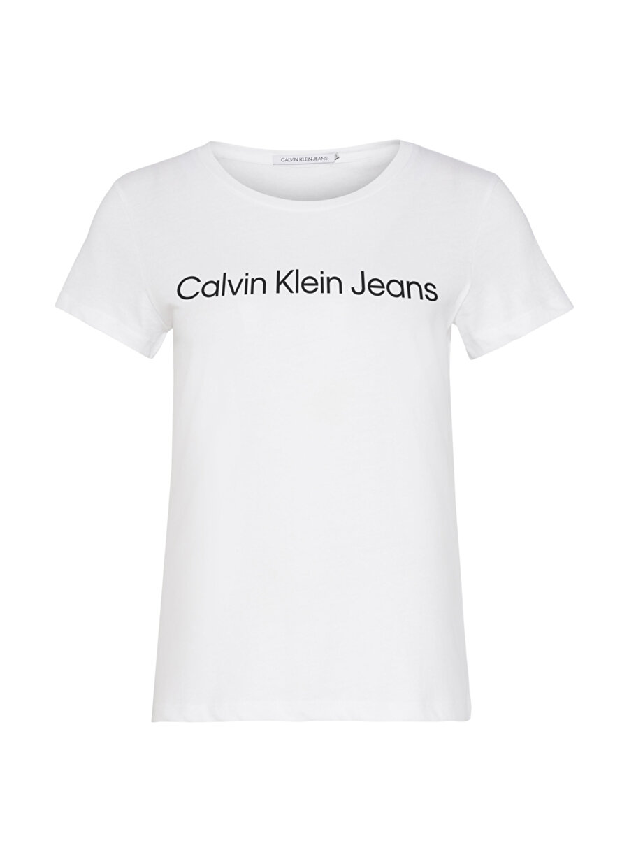 Calvin Klein 00GMS2K107YAF Bisiklet Yaka Normal Kalıp Düz Beyaz Erkek T- Shirt | Fiyat Arşivi