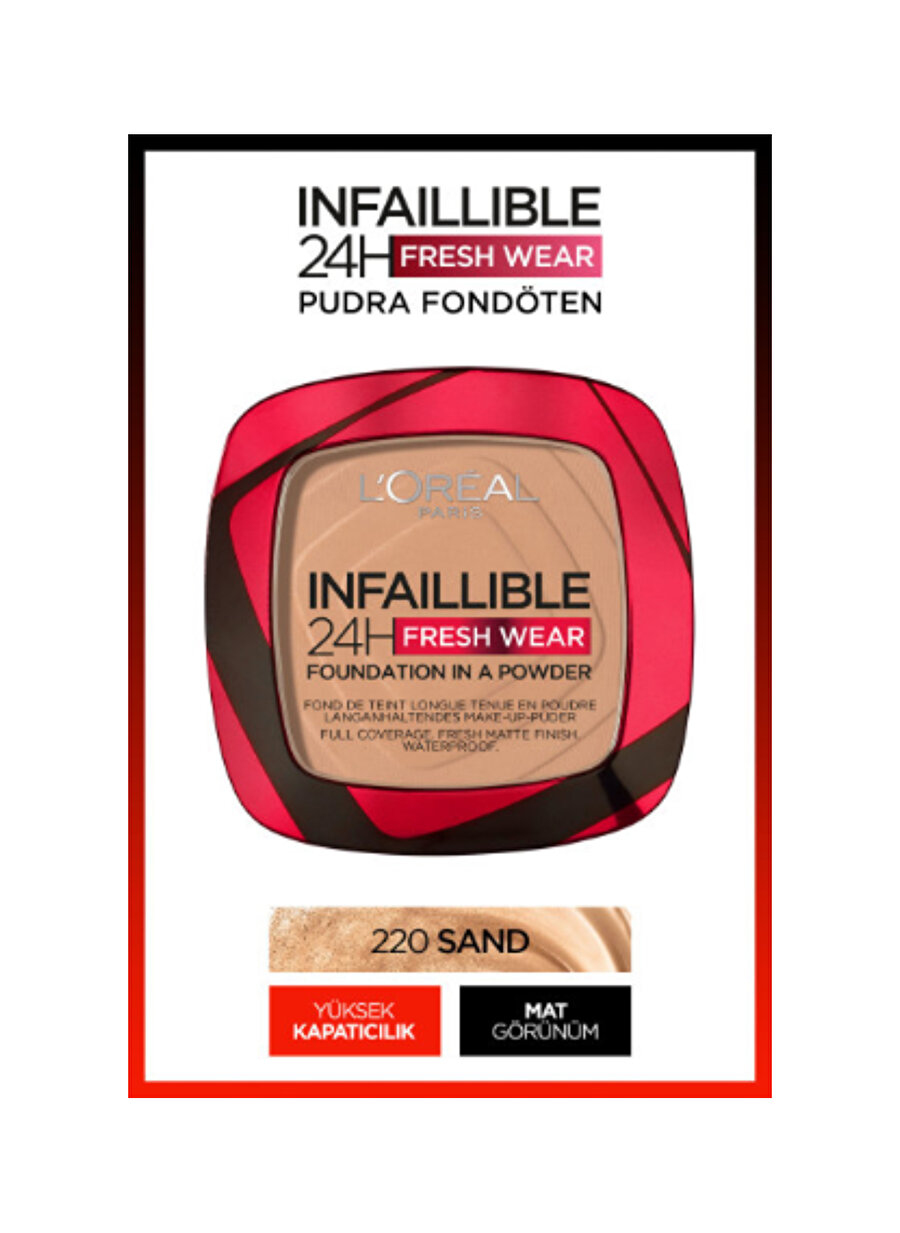 Loreal Paris Pudra İnfaillible 24H Fresh Wear No:220