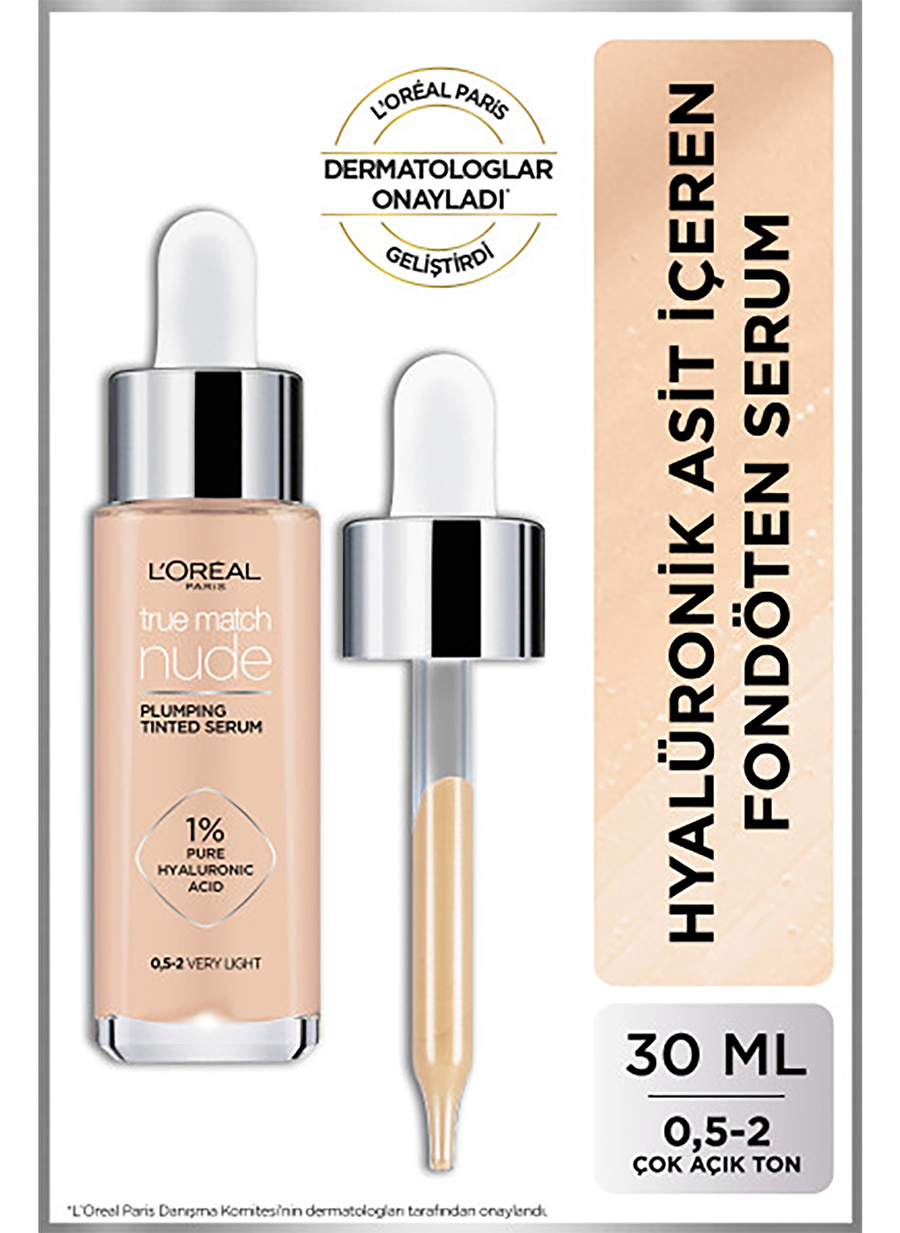 True Match Nude Serum Fondöten 0.5-2 Very Light