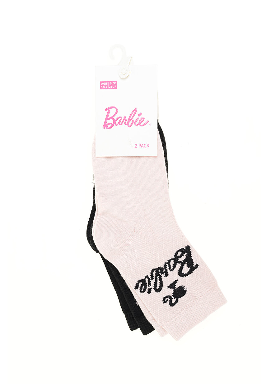 Barbie Çok Renkli Kız Çocuk Soket Çorap BARBİE-SCK-4