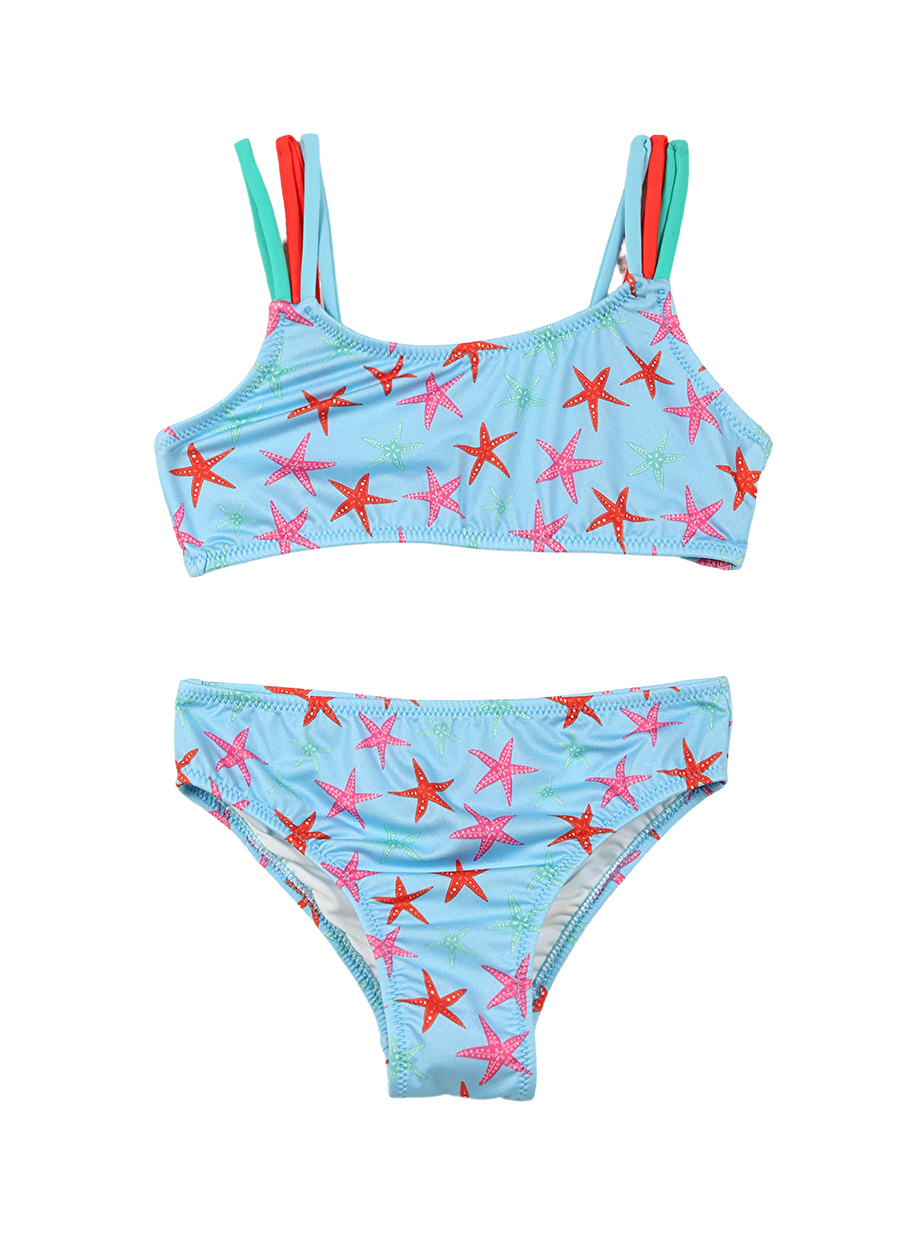 Aeropostale Mavi Kız Çocuk Bikini Takım BKN 08-23