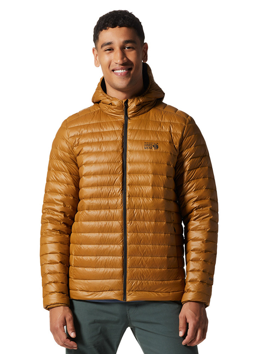 Mountain Hardwear Kahve Erkek Dik Yaka Düz Mont 1943771233_OM9935