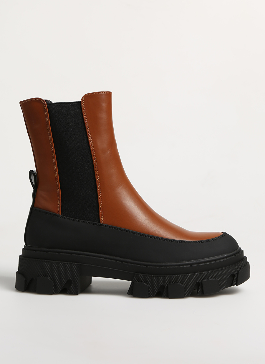 Kahve Kadın Bot ONLTOLA-11 PU CHUNKY BOOT