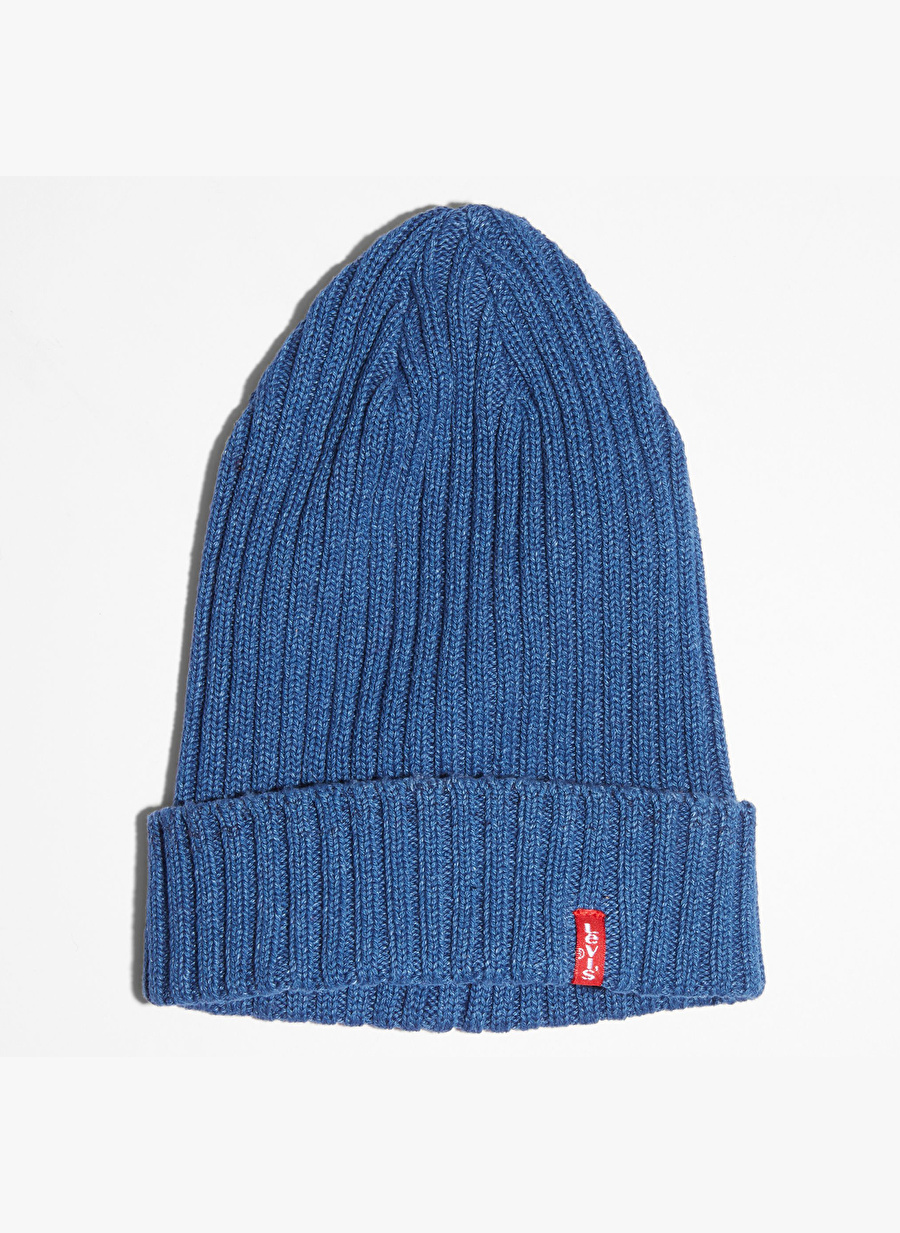 Levis Koyu Lacivert Erkek Bere INDIGO RIBBED BEANIE