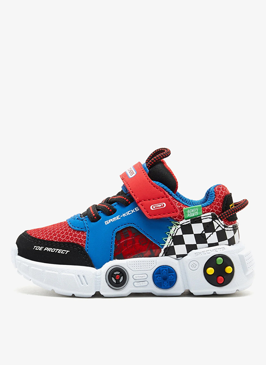 Skechers Mavi Bebek Yürüyüş Ayakkabısı 402262N BLMT LIL GAMETRONIX