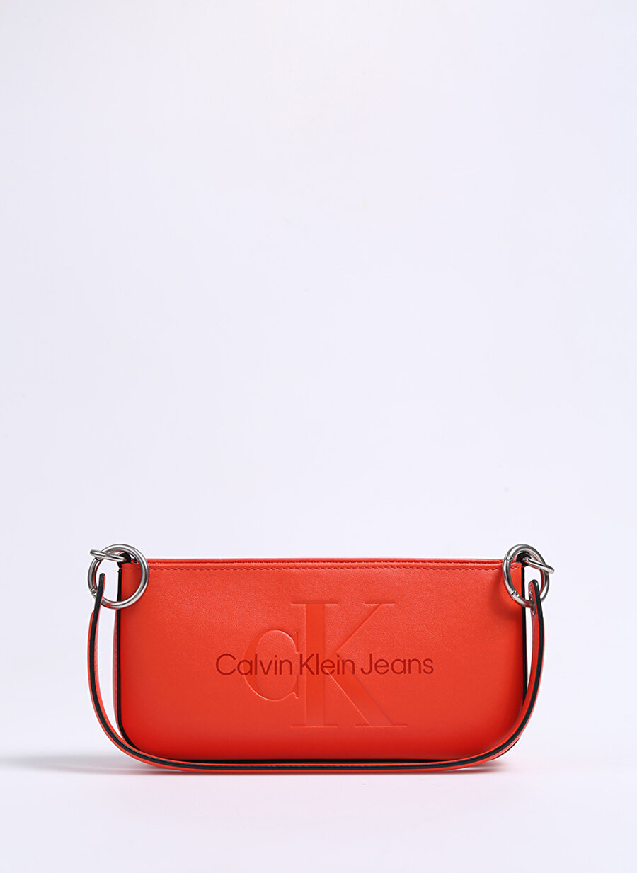 Calvin Klein Kırmızı Kadın Fermuarlı Omuz Çantası K60K610679XBS