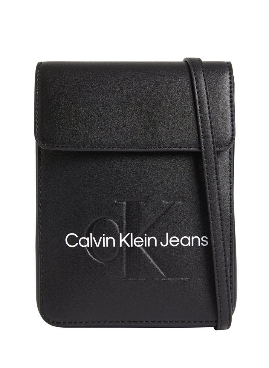 Calvin Klein Siyah Kadın Mıknatıslı Cüzdan K60K610345BDS