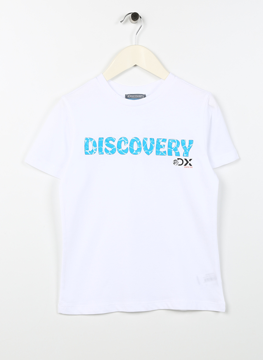 Discovery Expedition Baskılı Kırık Beyaz Kız Çocuk T-Shirt HOLDEN GIRL