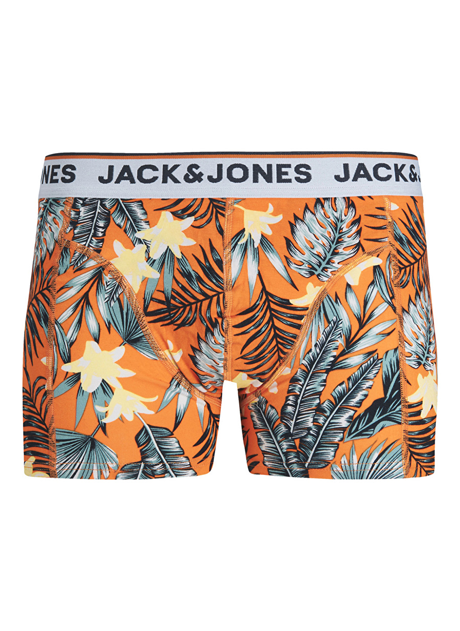 Jack & Jones Turuncu Erkek Boxer JACTROPICAL FLOWERS TRUNK SN