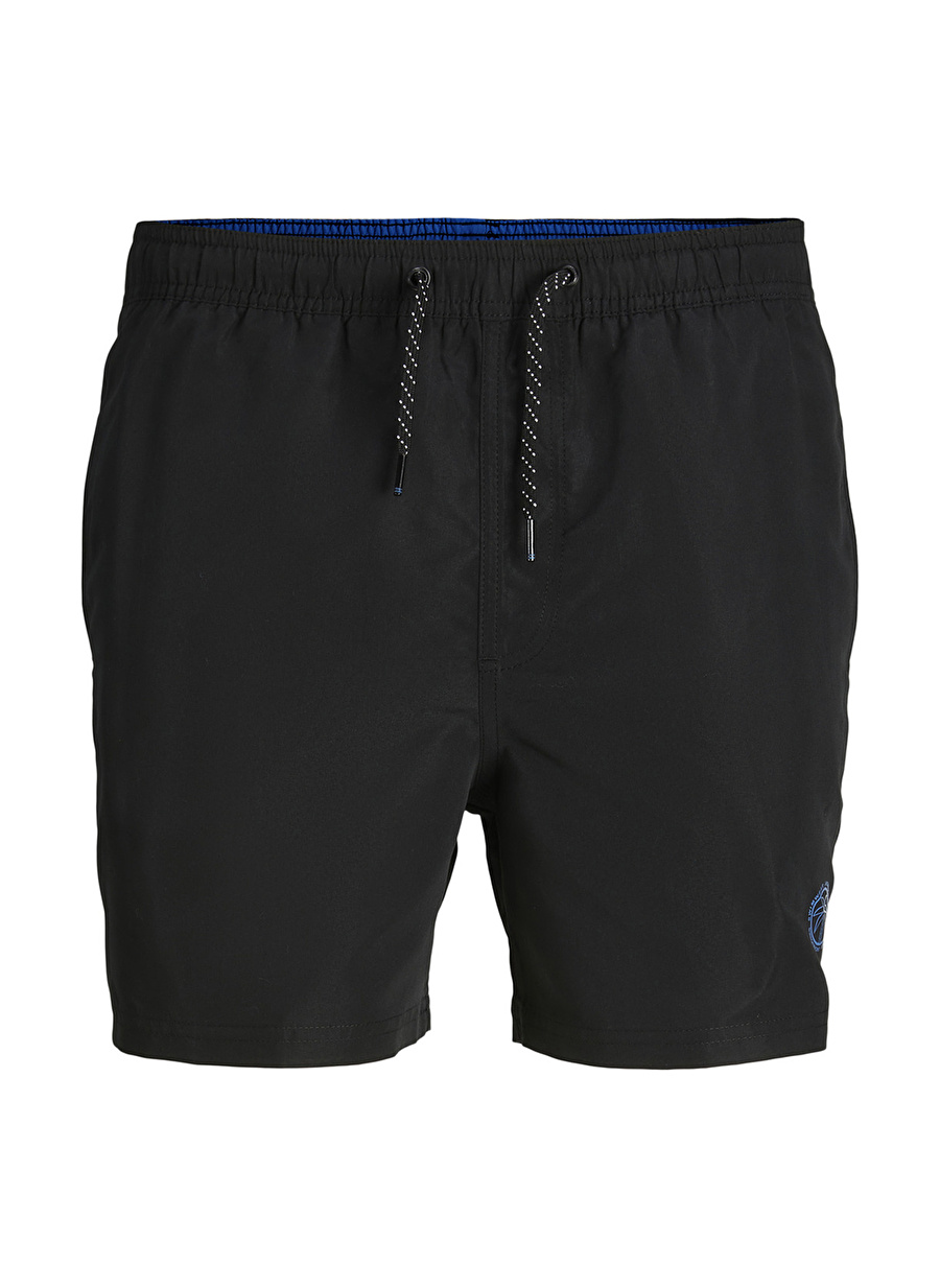 Jack & Jones Dar Siyah Erkek Şort JPSTFIJI JJSWIM SOLID SN LY