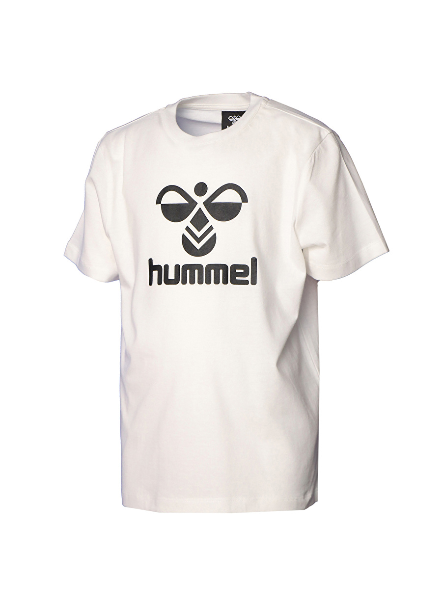 Hummel Kırık Beyaz Erkek Çocuk Bisiklet Yaka Kısa Kollu Regular Fit Baskılı T-Shirt 911653-9003 HMLLAUREN T-SHIRT S/S