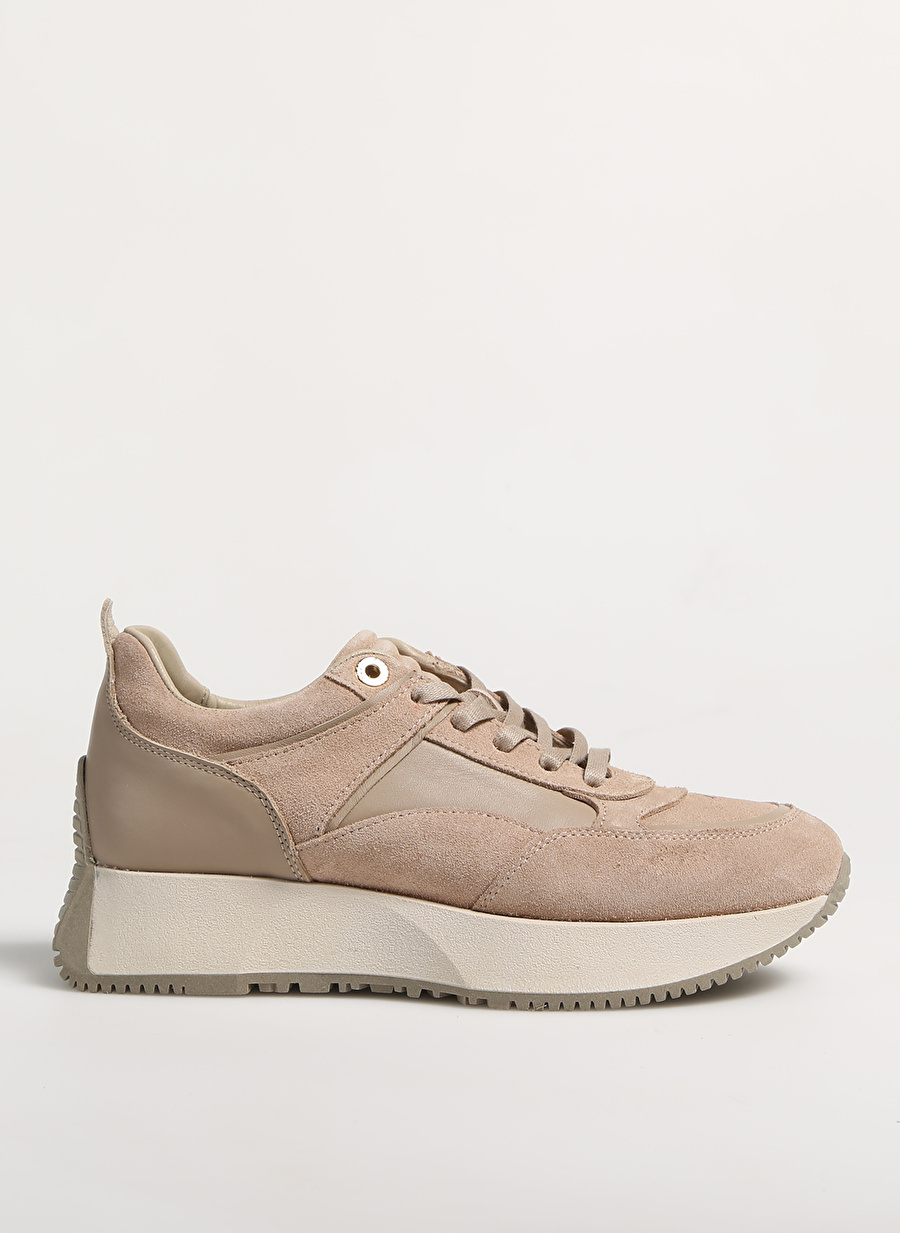 Hush Puppies Bej Kadın Deri Sneaker ALDA