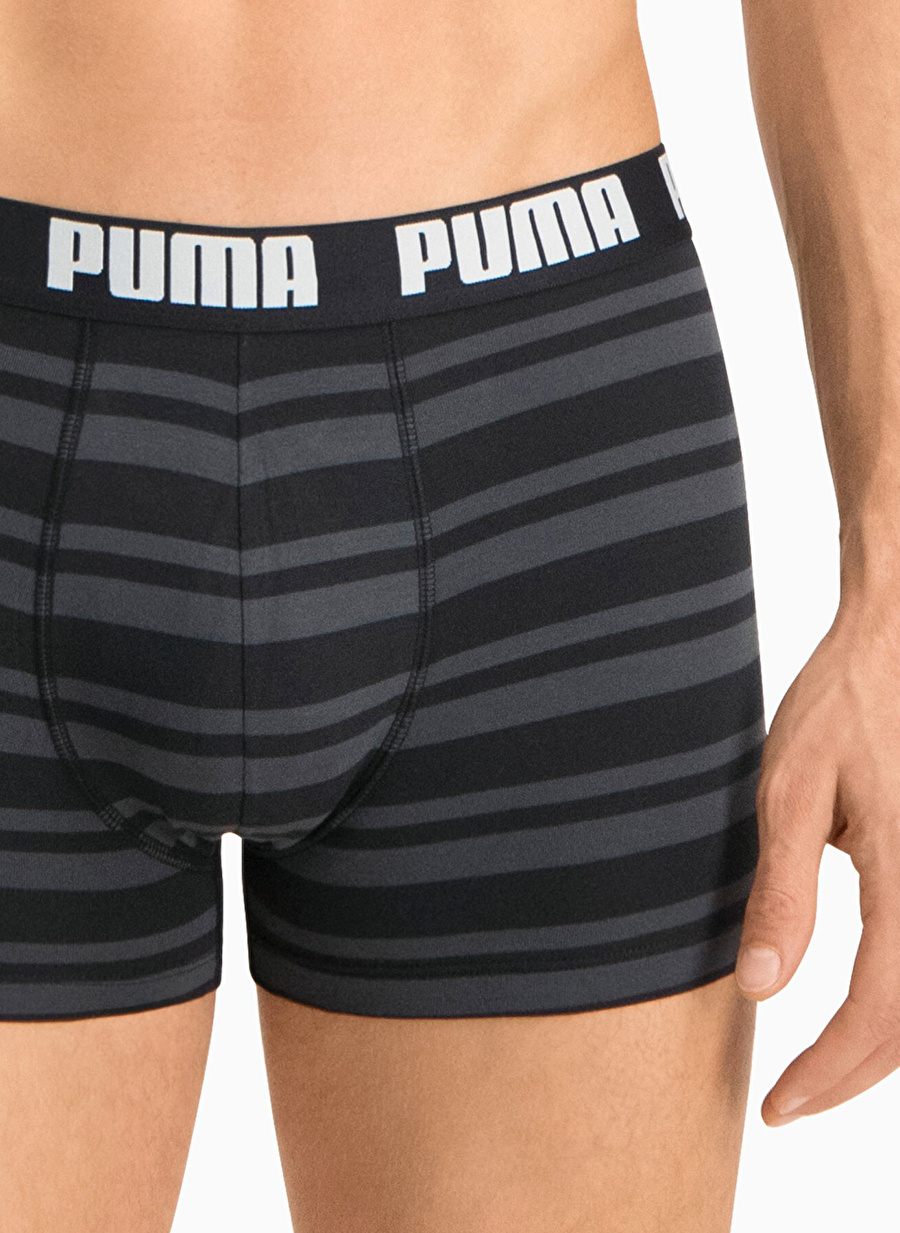 Puma Siyah Erkek Boxer 90783805 PUMA HERITAGE STRIPE BO