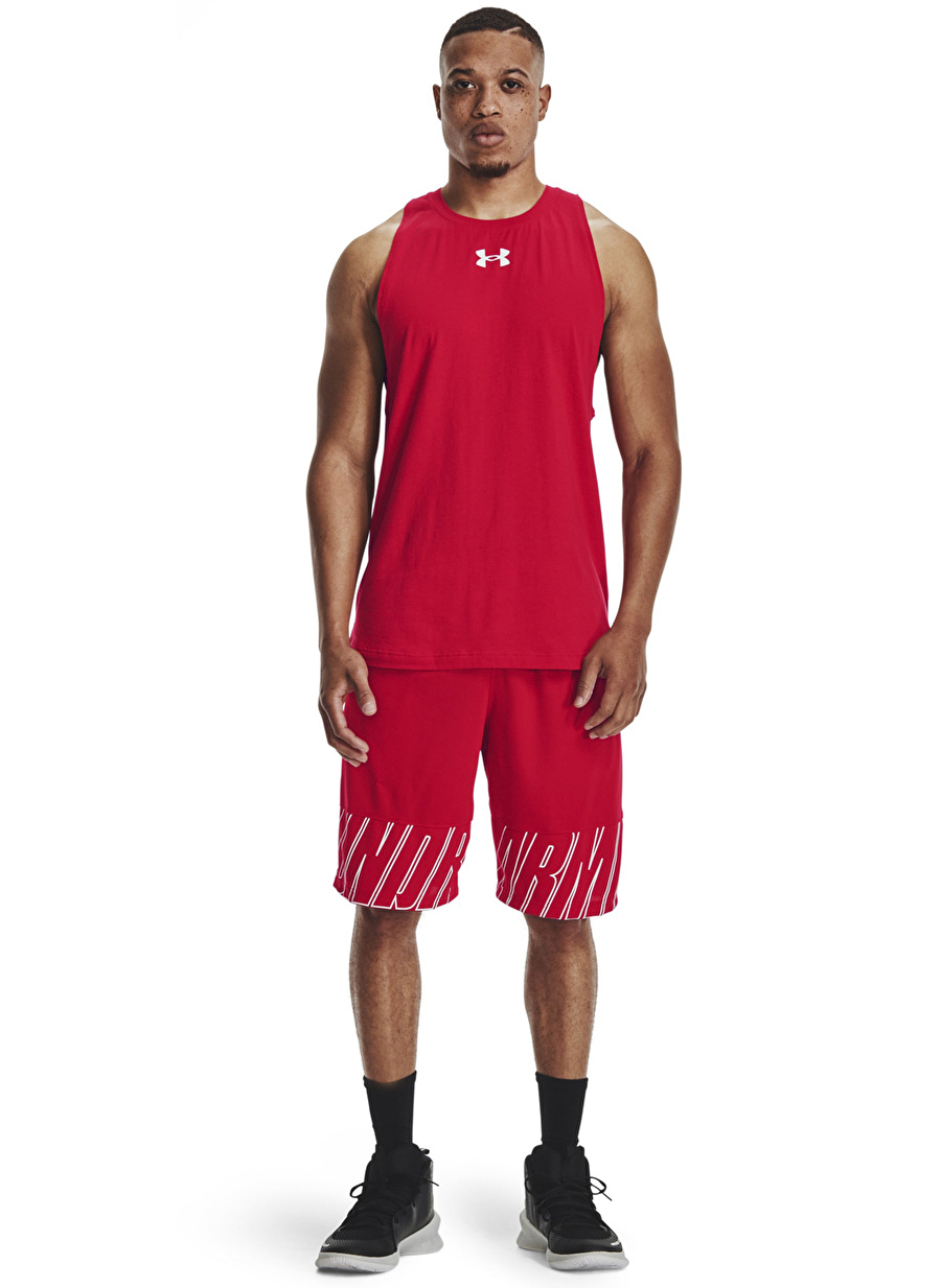 Under Armour Kırmızı Erkek Atlet 1361901-600 UA BASELINE COTTON T