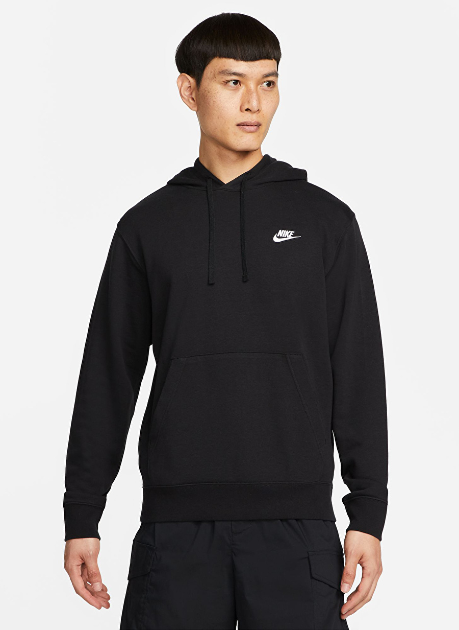 Nike Gri Erkek Sweatshirt CZ7857-010 M NSW CLUB HOODIE PO FT  _3