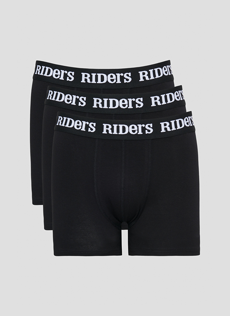 Riders By Lee Regular Fit Siyah Erkek 3'lü Boxer L003761-001