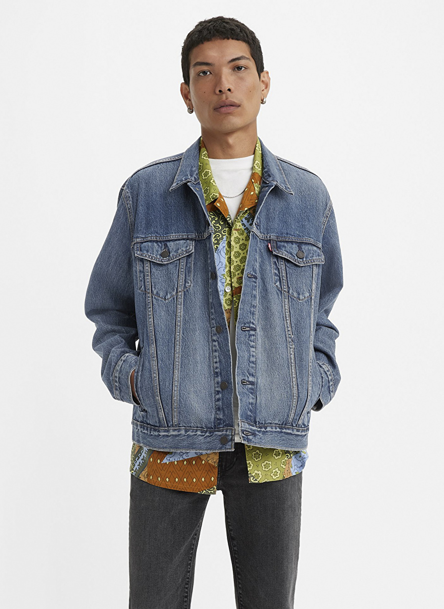 Levis Açık Mavi Erkek Denim Ceket 72334-0574 THE TRUCKER JACKET