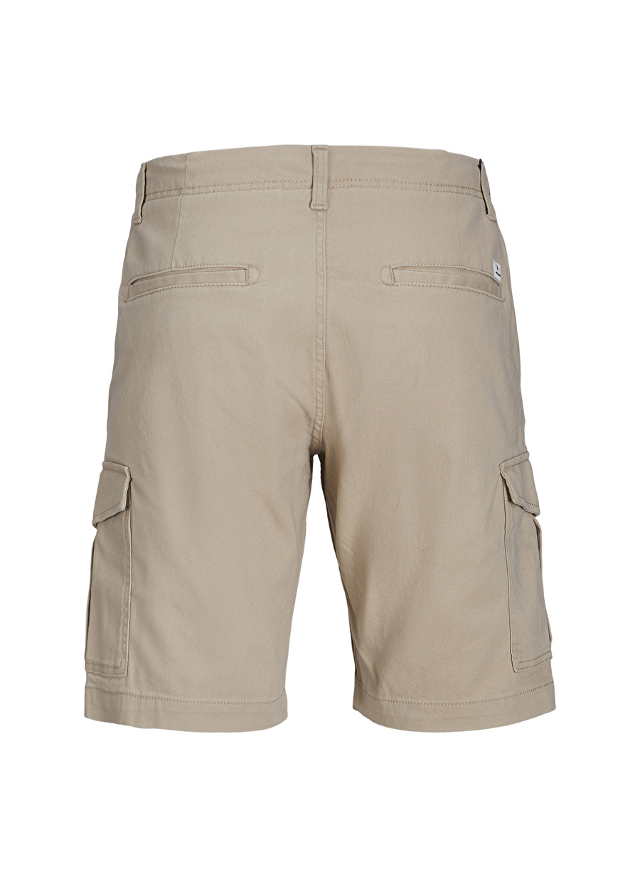 Jack & Jones Standart Bej Erkek Şort 12182555_JPSTJOE JJCARGO SHORTS