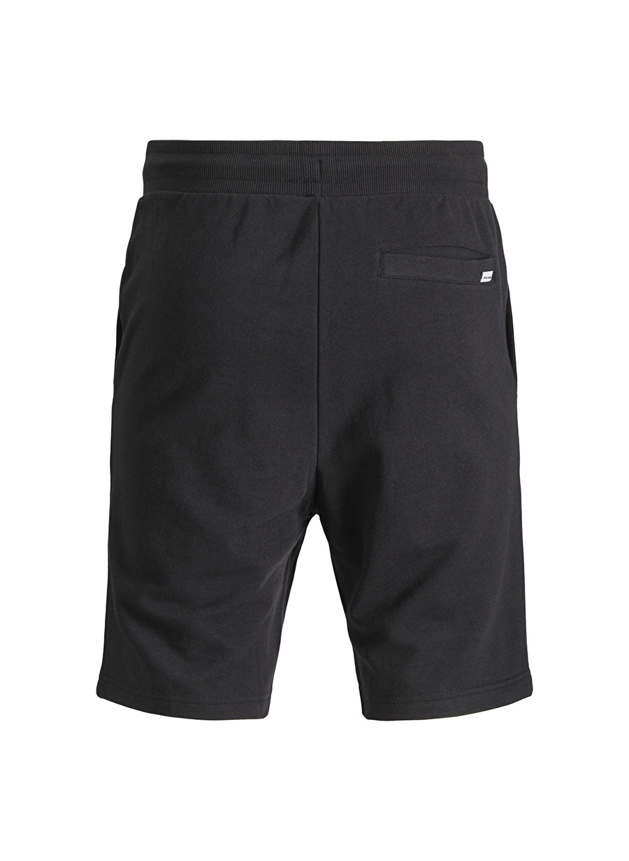 Jack & Jones Standart Siyah Erkek Şort 12228647_JPSTSHARK SWEAT SHORTS AT