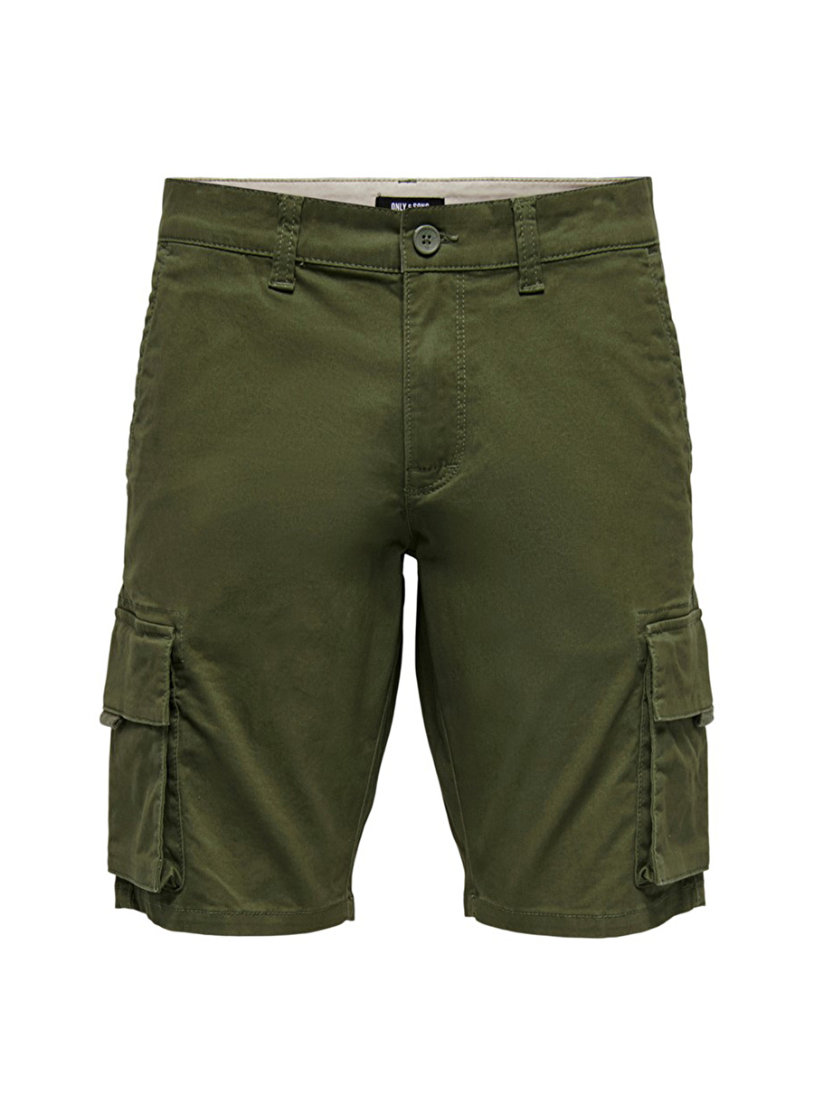 Only & Sons Normal Yeşil Erkek Şort 22024564_ONSNEXT CARGO 4564 SHORTS