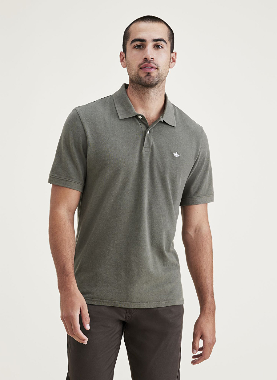 Dockers Polo Yaka Yeşil Erkek T-Shirt A1159-0049