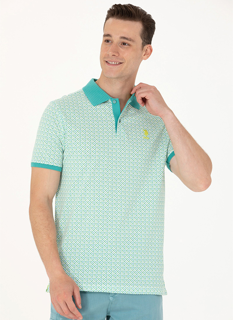 U.S. Polo Assn. Polo Yaka Mint Erkek T-Shirt AREZ