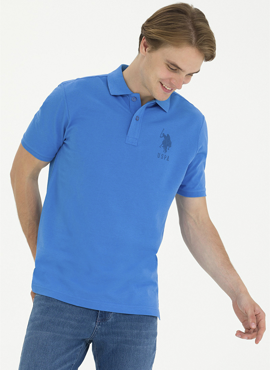 U.S. Polo Assn. Polo Yaka Saks Erkek T-Shirt JAMA