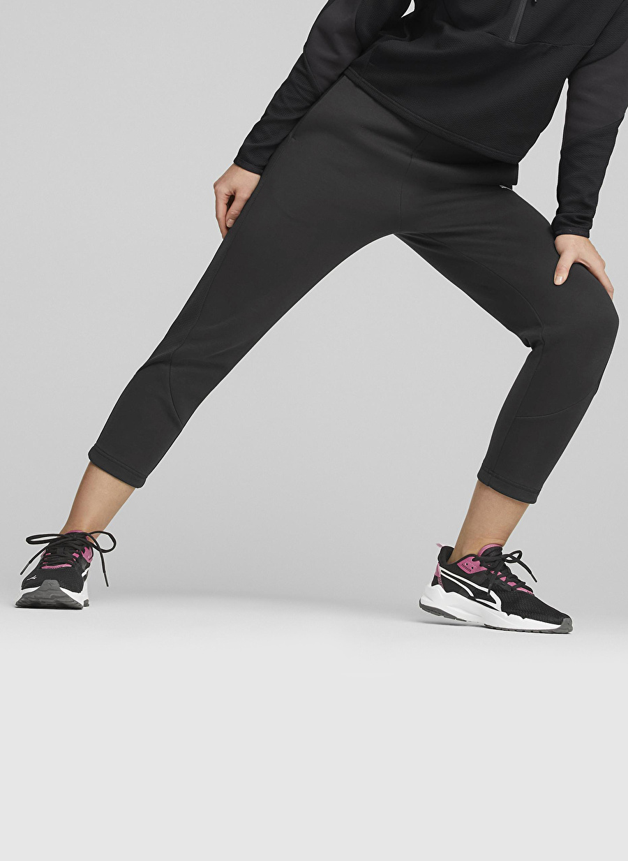 Puma Normal Siyah Kadın Eşofman Altı 67311801 EVOSTRIPE High-Waist Pa