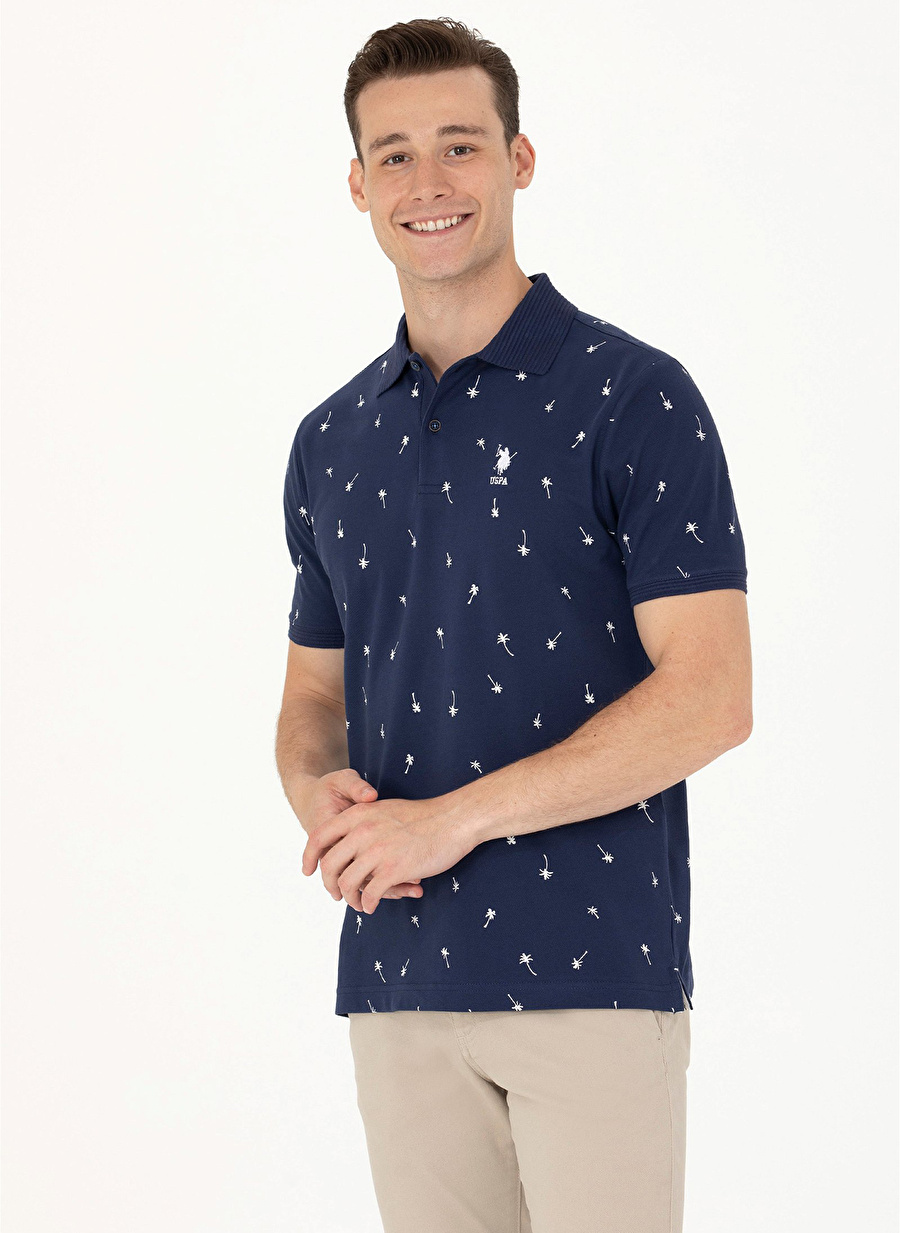 U.S. Polo Assn. Lacivert Erkek Polo T-Shirt MIDFE