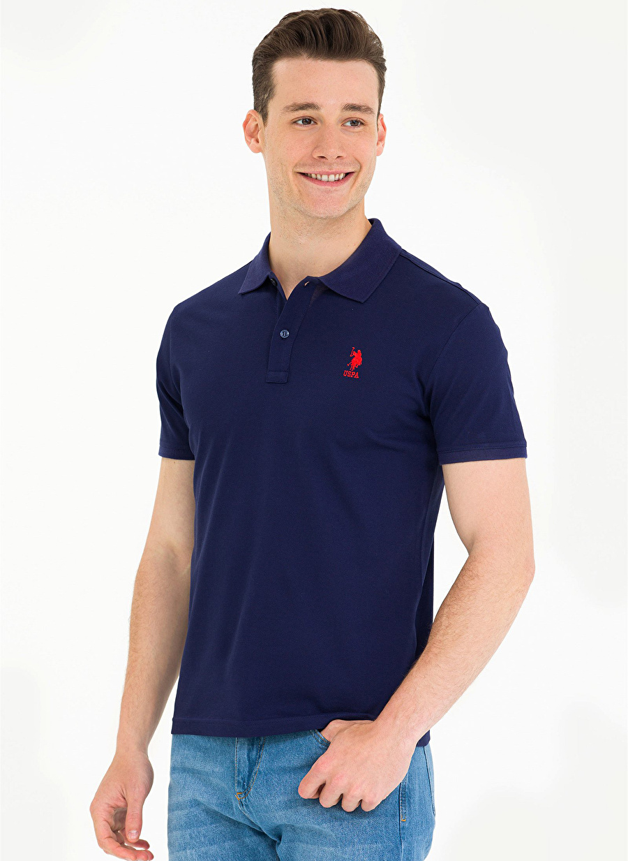 U.S. Polo Assn. Lacivert Erkek Polo T-Shirt PAST