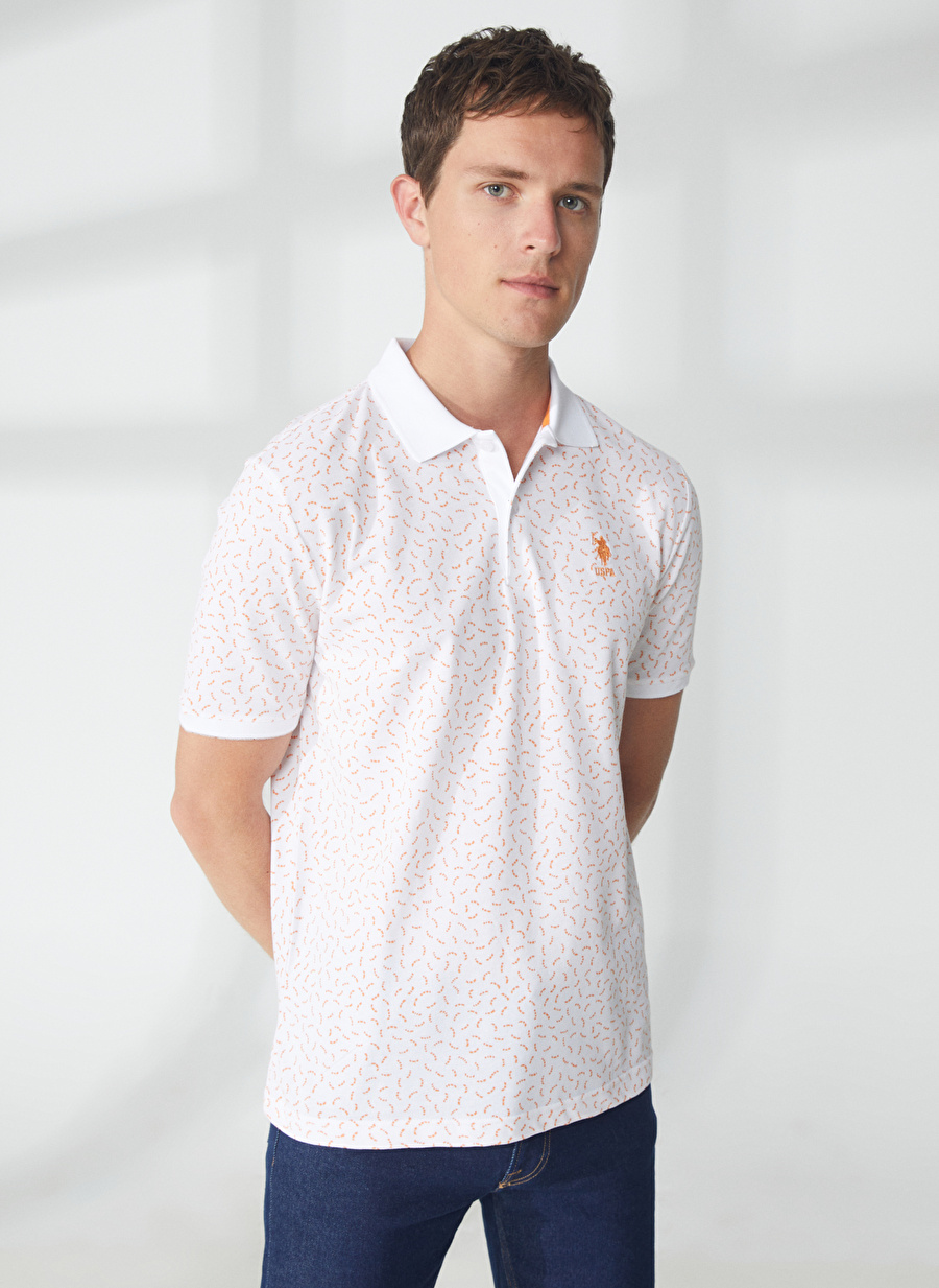 U.S. Polo Assn. Turuncu Erkek Polo T-Shirt VITER