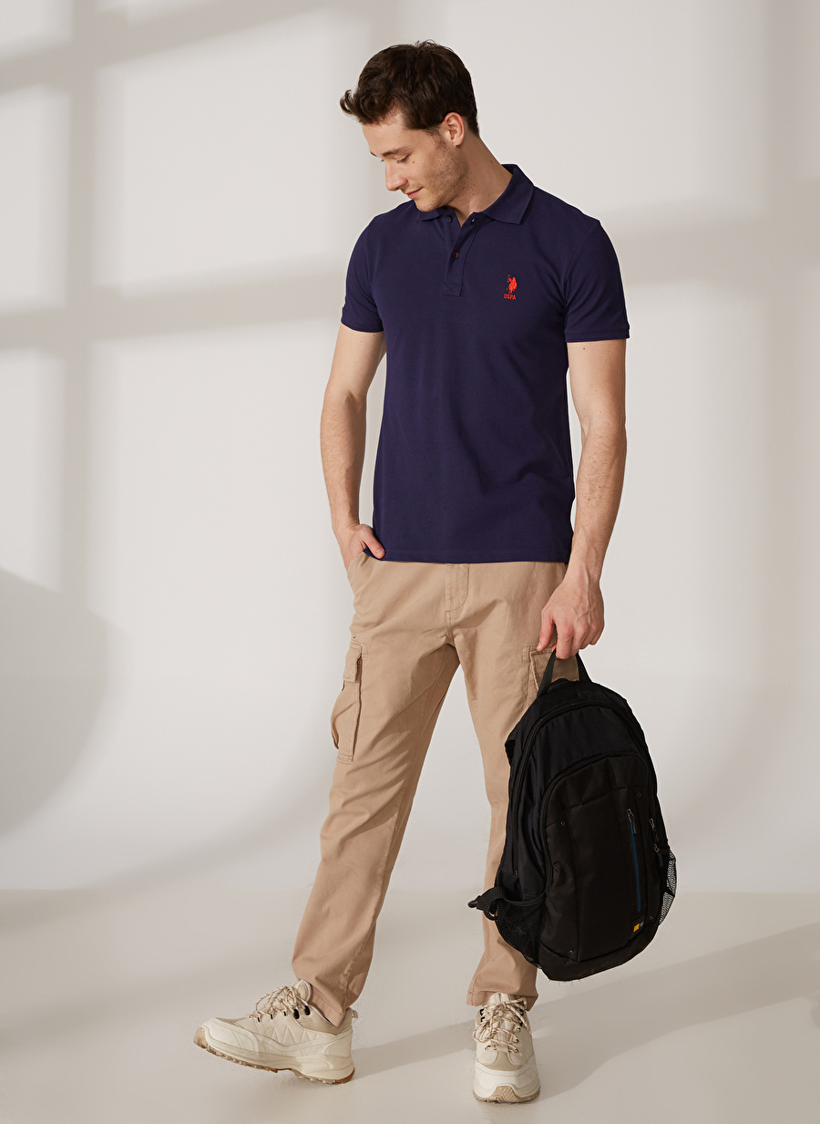 U.S. Polo Assn. Lacivert Erkek Polo T-Shirt TP04IY023