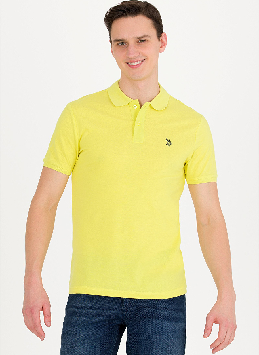 U.S. Polo Assn. Yeşil Erkek Polo T-Shirt GTP04IY023