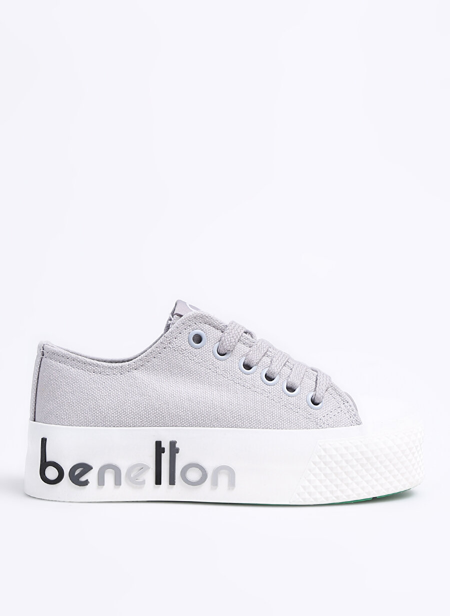 Benetton Gri Kadın Sneaker BN-30936