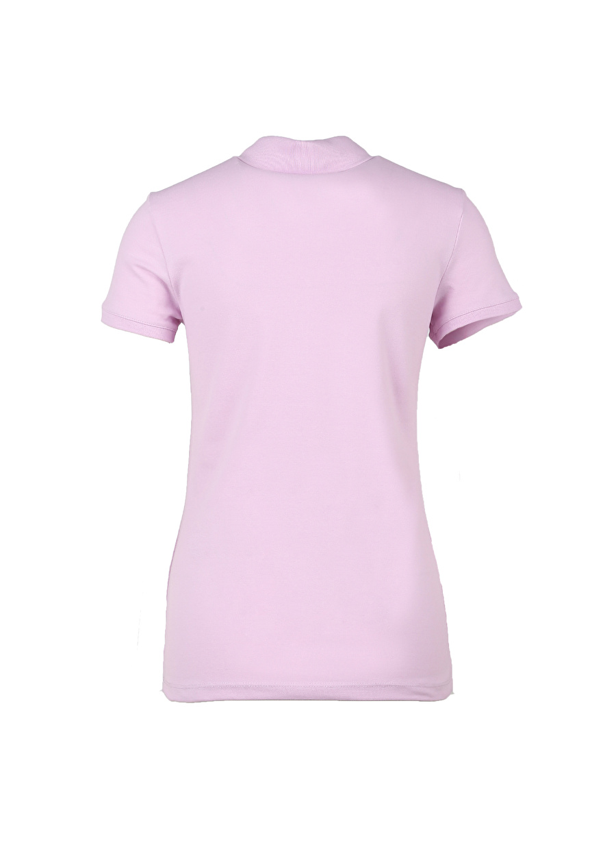 U.S. Polo Assn. Polo Yaka Düz Koyu Pembe Kadın T-Shirt GTP-IY23_1