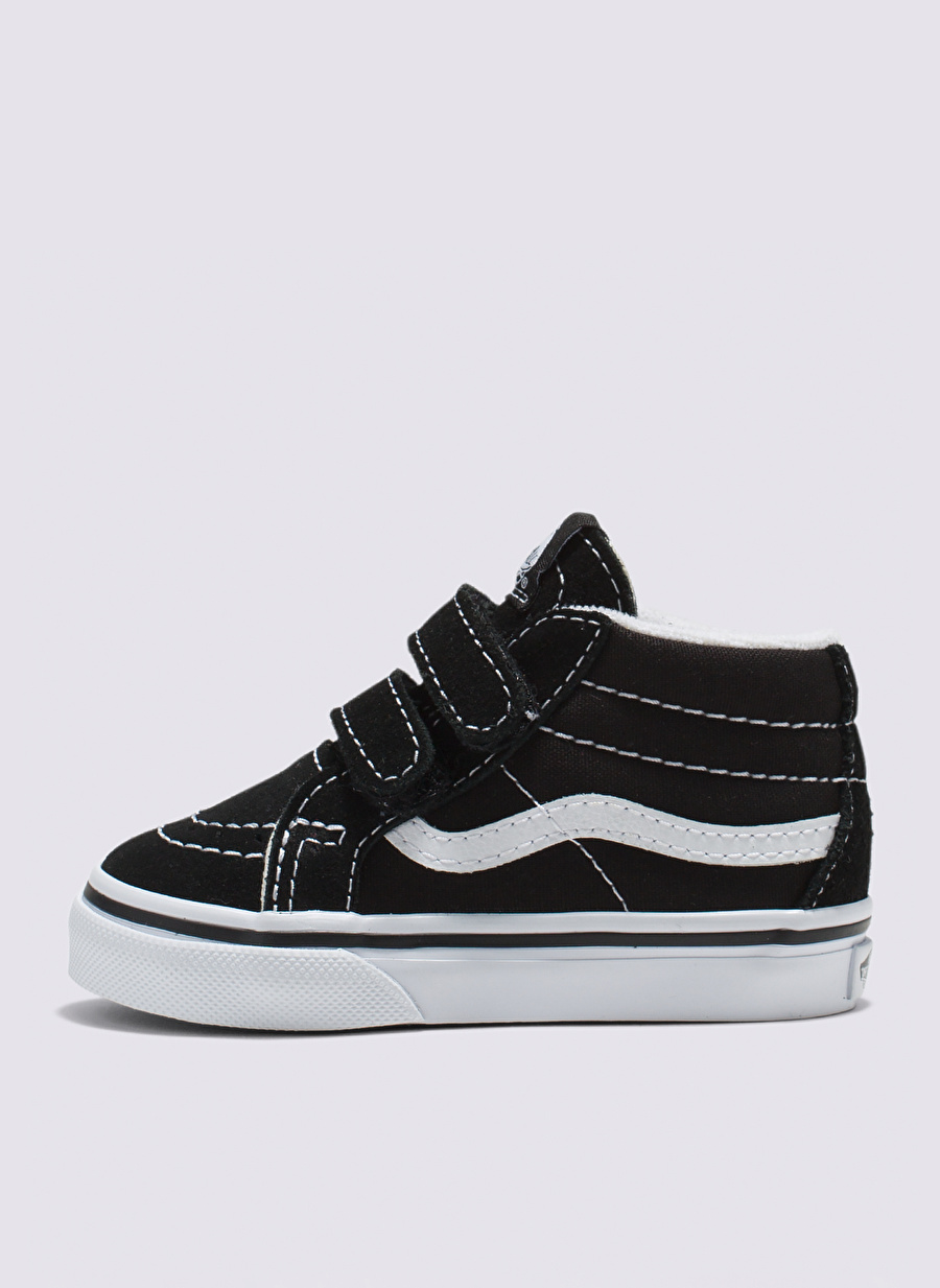 Vans Siyah - Beyaz Bebek Süet + Deri Yürüyüş Ayakkabısı VN00018W6BT1 TD SK8-Mid Reissue V