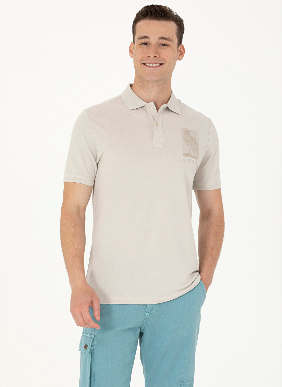 U.S. Polo Assn. Polo Yaka Taş Erkek T-Shirt YUSAR