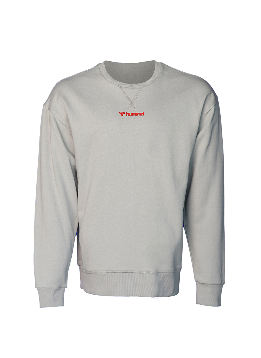 Hummel Bisiklet Yaka Gri Erkek Sweatshırt 921586-2540 HMLBARD SWEATSHIRT