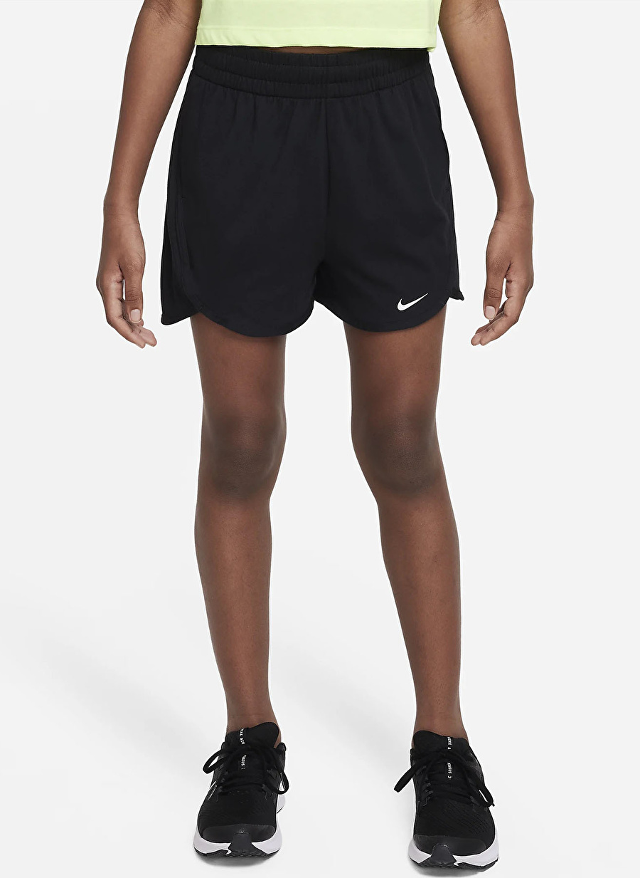 Nike Çocuk Siyah - Gri - Gümüş Şort DX4965-010 G NK DF BREEZY HR SHORT