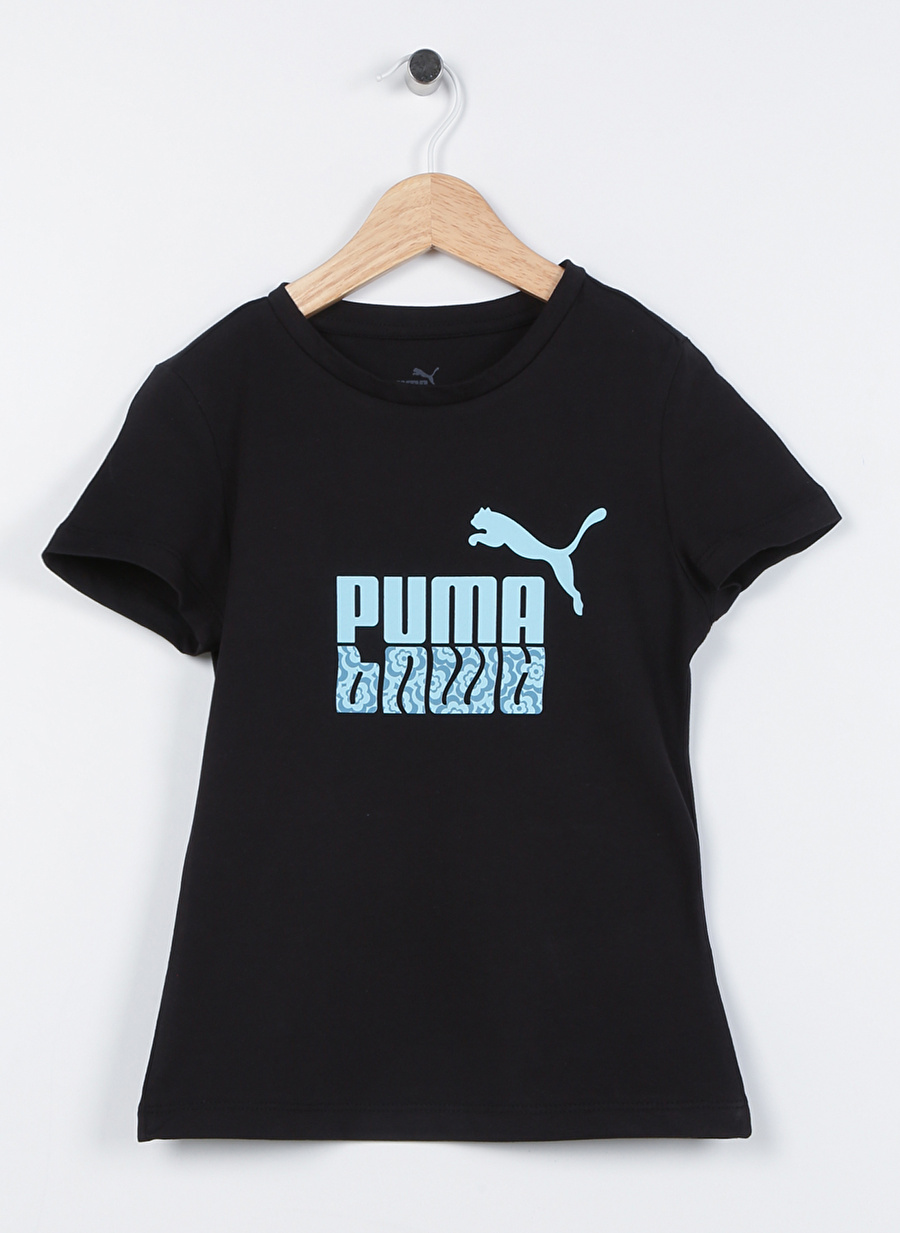 Puma Düz Siyah Kız Çocuk T-Shirt 68021302 Girl s TEE